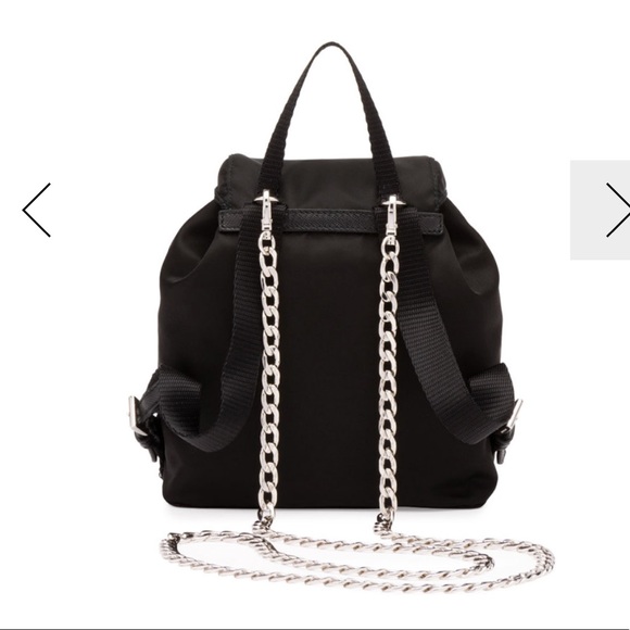 prada mini vela backpack
